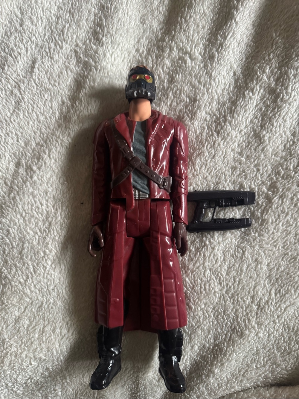 Hasbro Marvel Star Lord 12” action figure with gun 2014